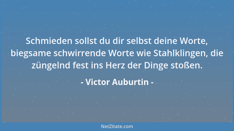 Victor Auburtin - Sooft ich in meinem Kurier einen anonymen Brief finde, lese ich ihn vor allen anderen und mit besonderer...