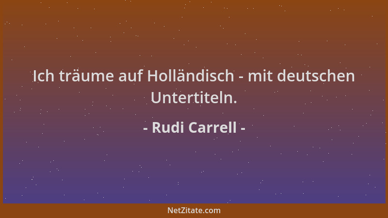 Rudi Carrell - Ich träume auf Holländisch - mit deutschen Untertiteln....