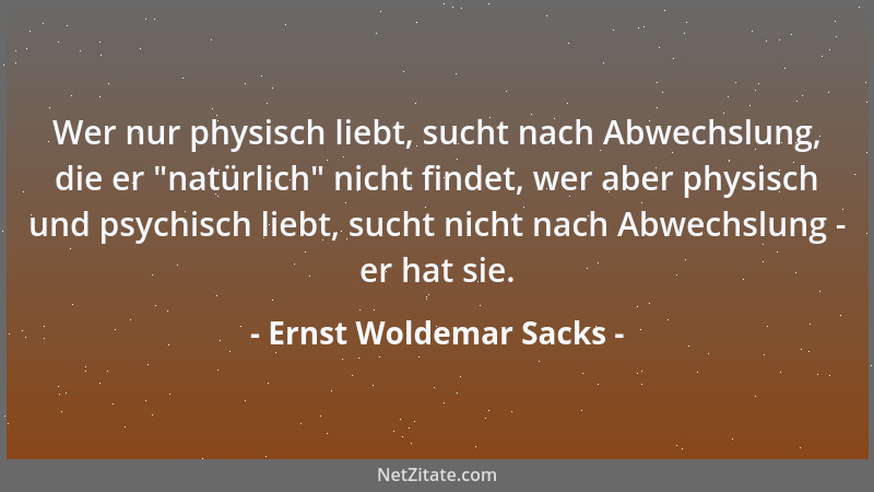 Ernst Woldemar Sacks - Der kleine Affenpinscher kläfft jeden an, auch wenn ihm keiner was tut - der große Bernhardiner bell...