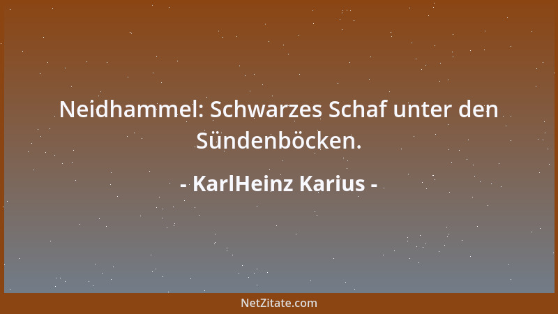 KarlHeinz Karius - Vielleicht sollten wir fürs Leben taktisch vom Fußball lernen und auf Viererkette umstellen: Mut- Beharr...