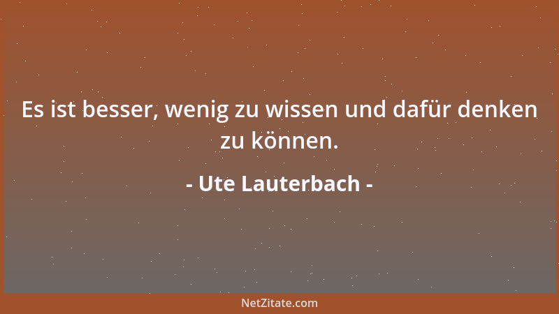 Ute Lauterbach - Ohne Kreuzigung keine Auferstehung....