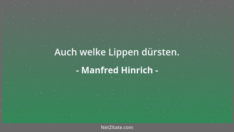 Manfred Hinrich - Wortmacht macht Machtworte unnötig....