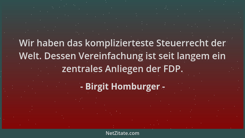 Birgit Homburger - Wir haben das komplizierteste Steuerrecht der Welt. Dessen Vereinfachung ist seit langem ein zentrales A...