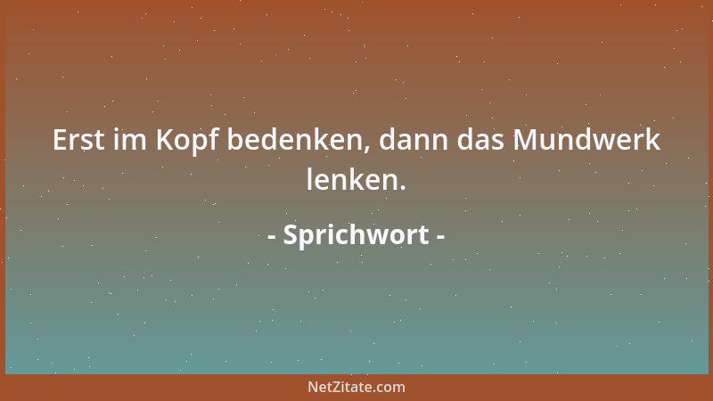Sprichwort - Wenn du ein ganzes Schwein essen willst, iss dasjenige, das dick ist....