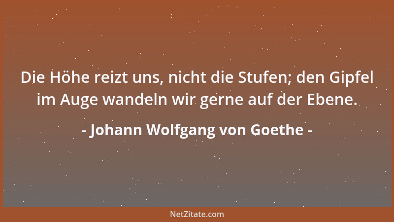 Johann Wolfgang von Goethe - Man kann nicht für jedermann leben, besonders für die nicht, mit denen man nicht leben möchte....