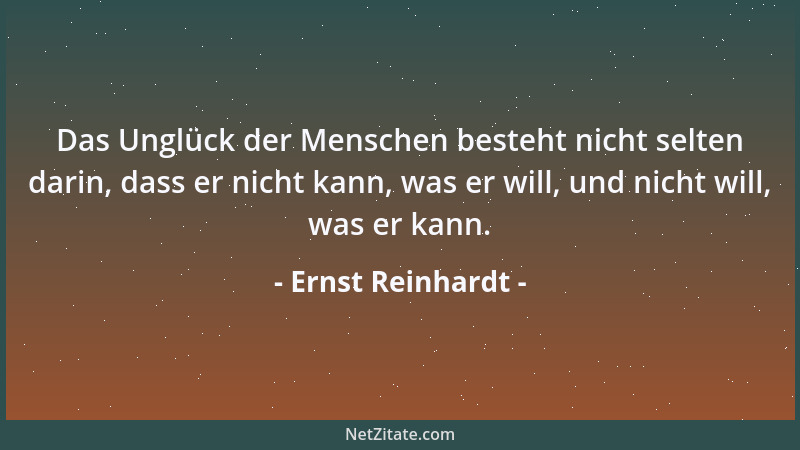 Ernst Reinhardt - Das Böse läßt sich nicht verdrängen, solange es attraktiver ist als das Gute....