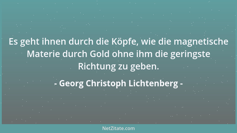 Georg Christoph Lichtenberg - Eine halb neue Erfindung mit einem ganz neuen Namen....
