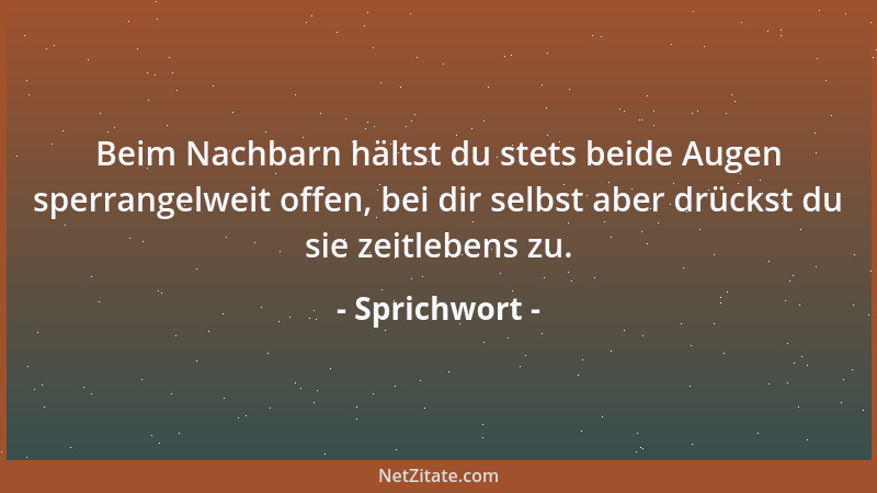 Sprichwort - Wer für einen Frühaufsteher gilt, kann bis Mittag im Bett liegen....