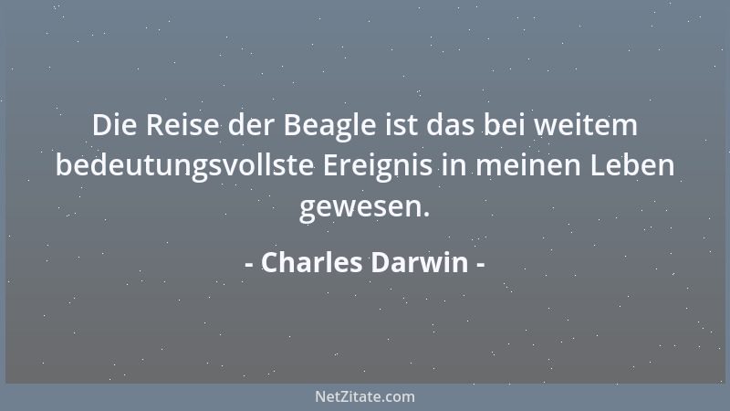 Charles Darwin - Im Wald ist der Boden von einer Masse langsam faulender Pflanzenstoffe verborgen, welche, da sie mit Wasse...
