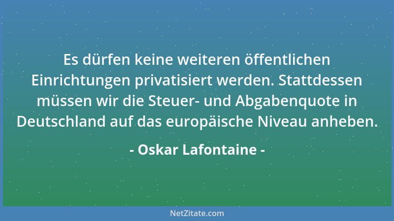 Oskar Lafontaine - Wir sind die einzigen Realisten....