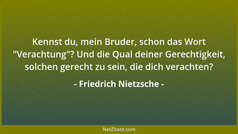 Friedrich Nietzsche - Das Nützlichste an der großen Entsagung ist, dass sie uns jenen Tugendstolz mitteilt, vermöge dessen...