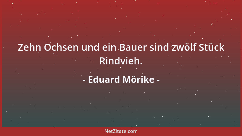 Eduard Mörike - Wer keinen Humor hat, sollte eigentlich nicht heiraten....