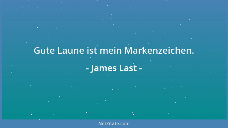 James Last - Gute Laune ist mein Markenzeichen....