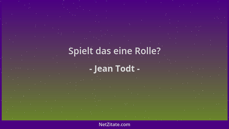 Jean Todt - Spielt das eine Rolle?...