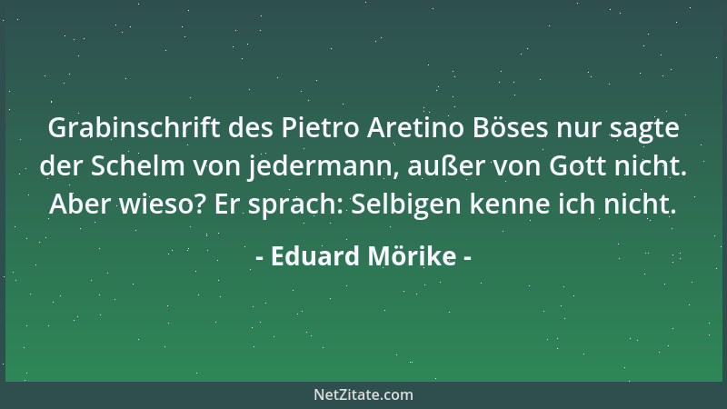 Eduard Mörike - Weht, o wehet, liebe Morgenwinde! Tragt ein Wort der Liebe hin und wieder!...