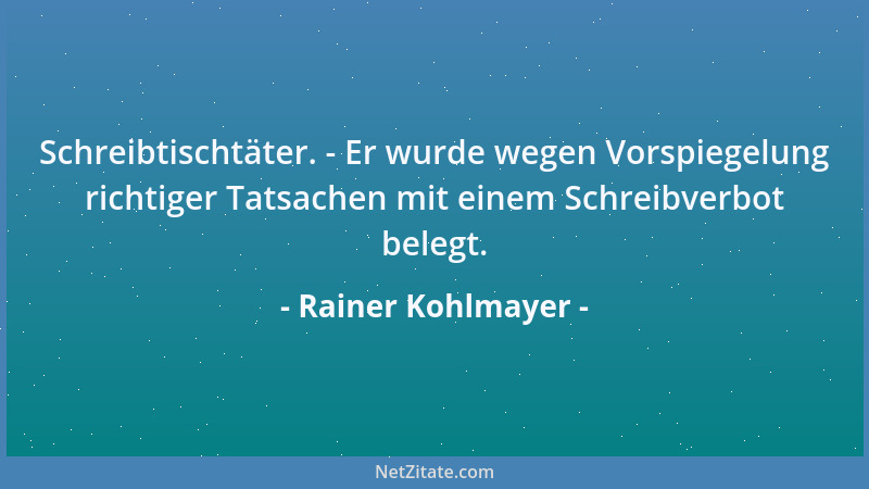 Rainer Kohlmayer - Stilkritik. - Es gibt Formulierungen, denen man die stilistische Perücke abnehmen muß, um die Nichtigkei...