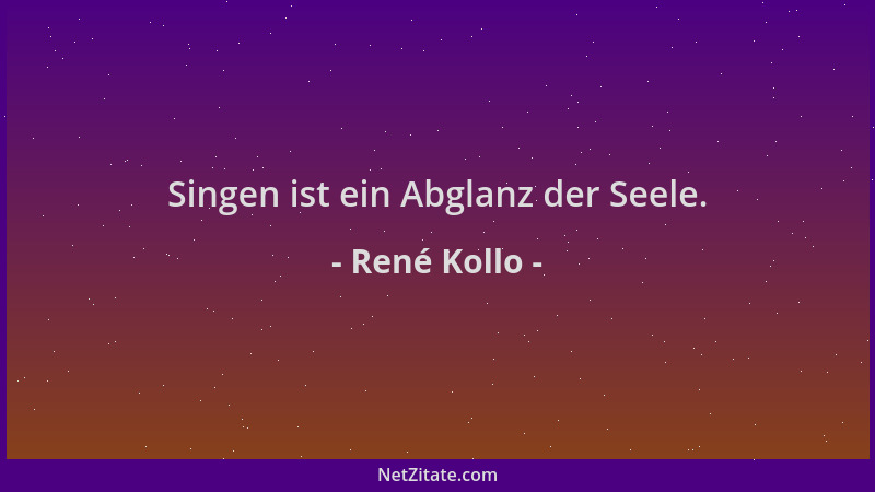 René Kollo - Singen ist ein Abglanz der Seele....