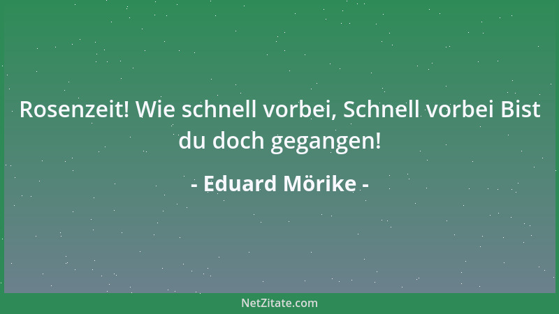 Eduard Mörike - Schweig stille, mein Herze!...