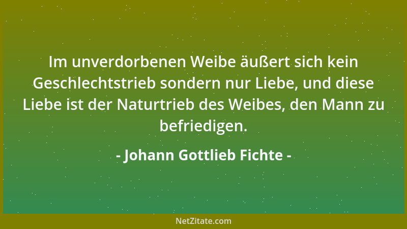 Johann Gottlieb Fichte - Die Natur schreitet durch die unendliche Reihe ihrer möglichen Bestimmungen ohne Anhalten hindurch...