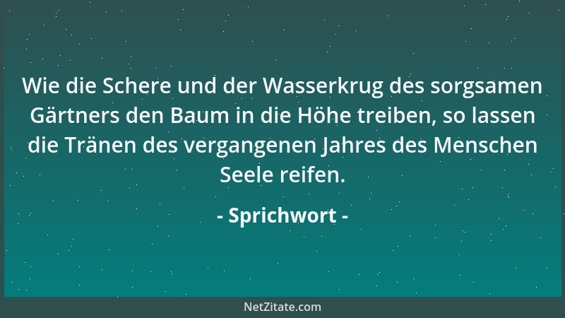 Sprichwort - Furcht hat er, aber keene Besserung....
