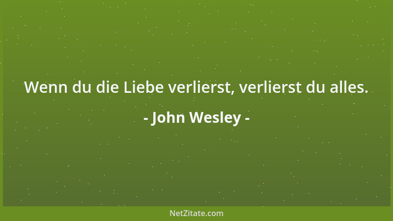 John Wesley - Er bat um Brot, und er erhielt einen Stein....