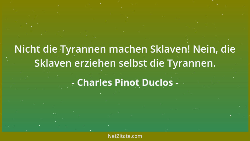 Charles Pinot Duclos - Haben sich die Autokonstrukteure eigentlich schon Gedanken darüber gemacht, daß der Wagentyp der Zuk...