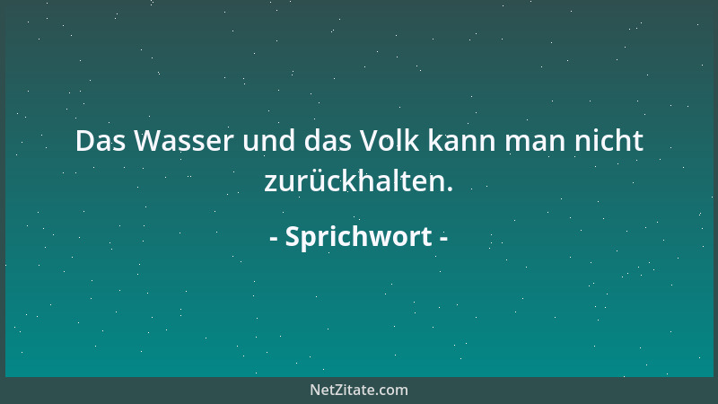 Sprichwort - Hunger tut mehr als Prügel....
