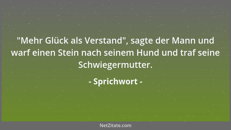 Sprichwort - Wer im Trockenen sitzt, lacht über den Regen....