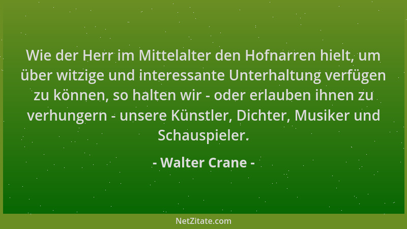 Walter Crane - Wie der Herr im Mittelalter den Hofnarren hielt, um über witzige und interessante Unterhaltung verfügen zu k...