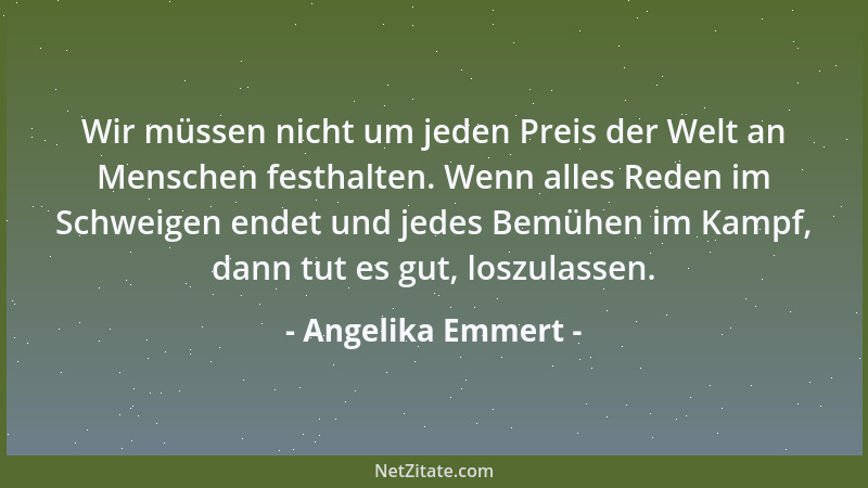 Angelika Emmert - Wir müssen nicht gleich sein, wir müssen uns nur lieben....