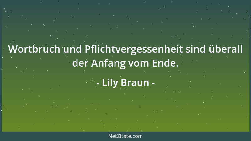 Lily Braun - Stehen wir nicht in Gefahr, als bloße Zuschauer die Hände in den Schoß zu legen, wenn uns die Naturgesetzlichk...