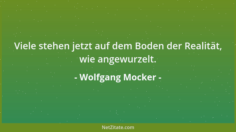 Wolfgang Mocker - Am Anfang war der Mensch. Am Ende die allseitig entwickelte Persönlichkeit....