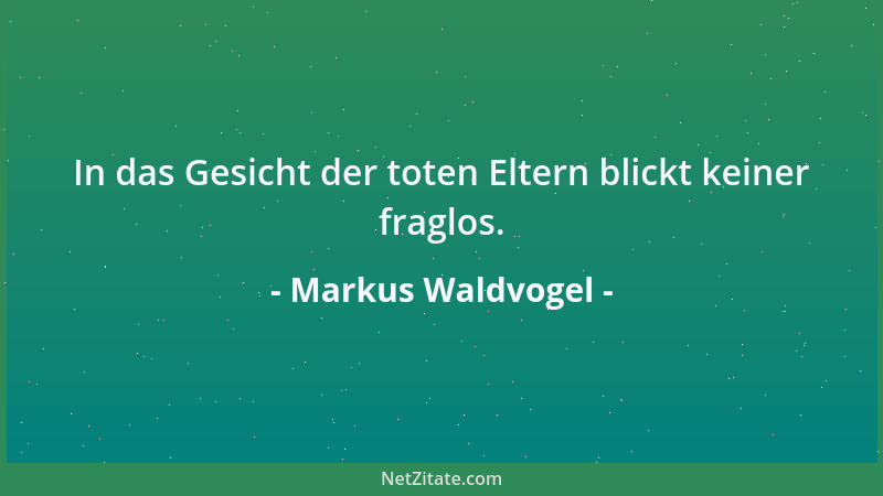 Markus Waldvogel - Wer über die Zukunft nachdenkt, ist ein Vordenker....