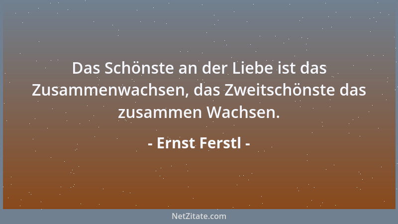 Ernst Ferstl - Telefonieren hat den Vorteil, dass man die Rechtschreibfehler nicht merkt....