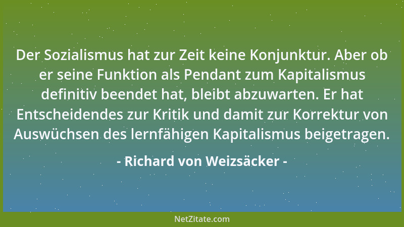 Richard von Weizsäcker - Der Staat, das sind wir selber....