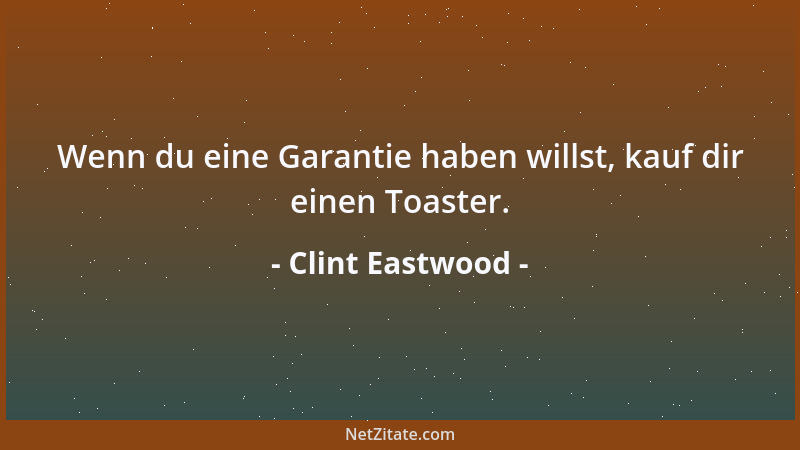 Clint Eastwood - Der Erfolg ist eine Lawine: Es kommt auf den ersten Schneeball an....