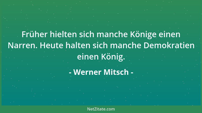 Werner Mitsch - Aktien sind ein Kapital für sich....