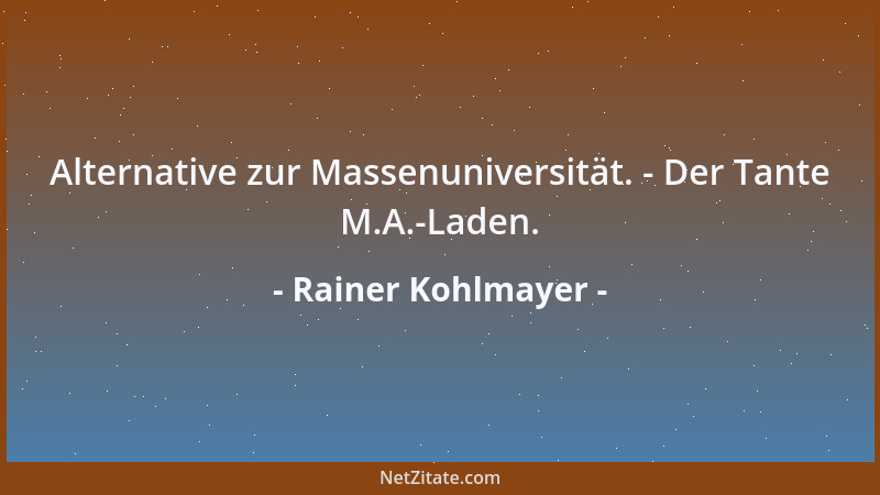 Rainer Kohlmayer - Die Wende. - Proleten aller Länder - verpißt euch....
