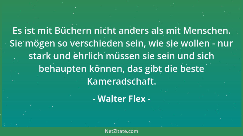 Walter Flex - Großen Seelen ist der Tod das größte Erleben....