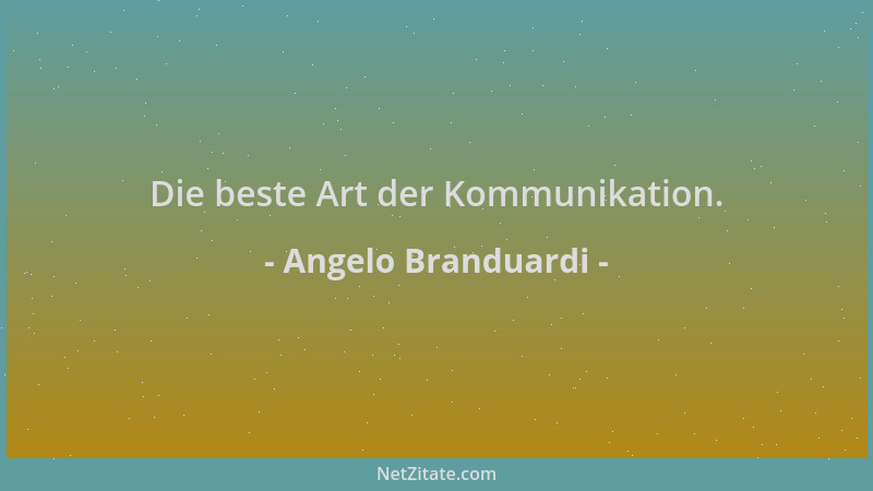 Angelo Branduardi - Die beste Art der Kommunikation....