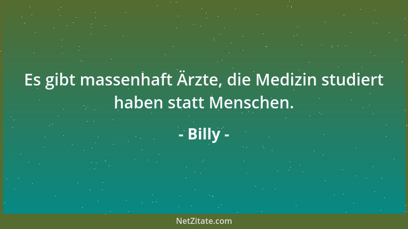 Billy - Das Handwerkszeug des Verführers: Kompetenz....
