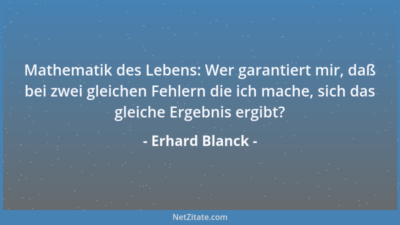 Erhard Blanck - Der Bayer gedenkt ganzjährig des schönsten Monats, indem er sagt: Jo Mai....