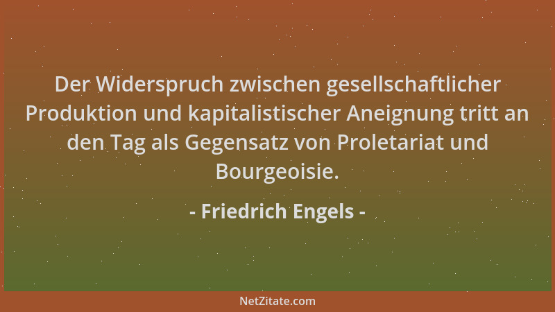 Friedrich Engels - Der Widerspruch zwischen gesellschaftlicher Produktion und kapitalistischer Aneignung tritt an den Tag a...