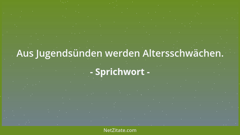 Sprichwort - Erst wenn 's zappenduster ist, geht uns ein Licht auf....