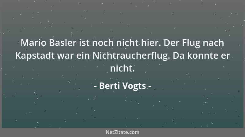 Berti Vogts - Ich brauche keine Kirche, um an Gott zu glauben....