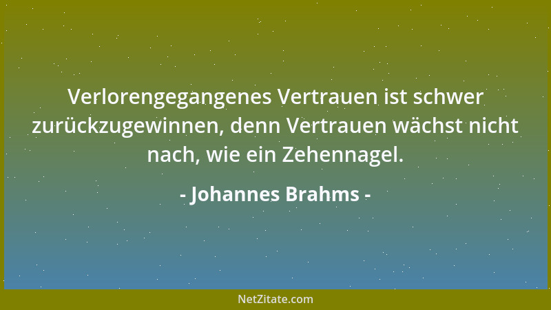 Johannes Brahms - Orden sind mir wurscht, aber haben will ich sie....