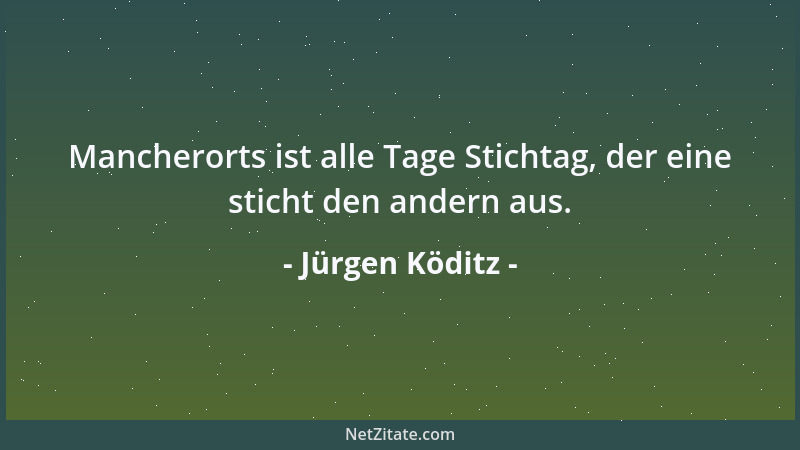 Jürgen Köditz - Kleine Lügen habe kurze Beine, große meist längere....