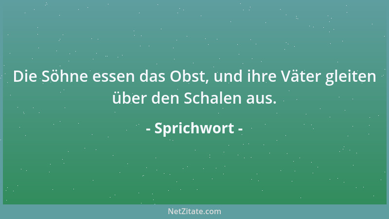 Sprichwort - Wer die Welt in Ordnung bringen will, gehe zuerst durchs eigene Haus....