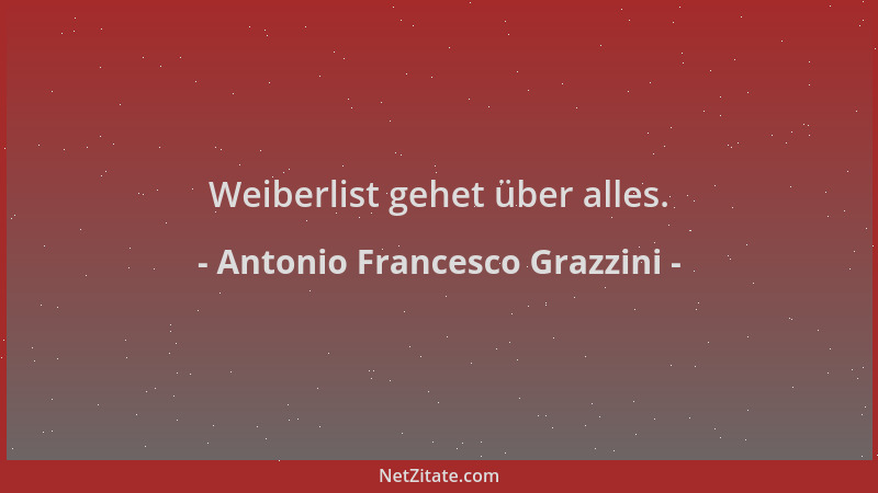 Antonio Francesco Grazzini - Weiberlist gehet über alles....