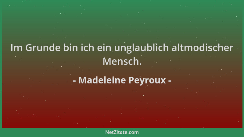 Madeleine Peyroux - Im Grunde bin ich ein unglaublich altmodischer Mensch....